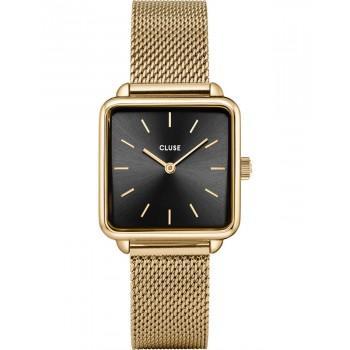 CLUSE La Tetragone - CW10308, Gold case with Stainless Steel Bracelet
