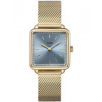 CLUSE La Tetragone - CW10310, Gold case with Stainless Steel Bracelet