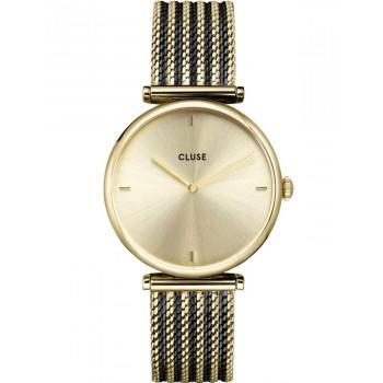 CLUSE Triomphe - CW10401,  Gold case with Stainless Steel Bracelet