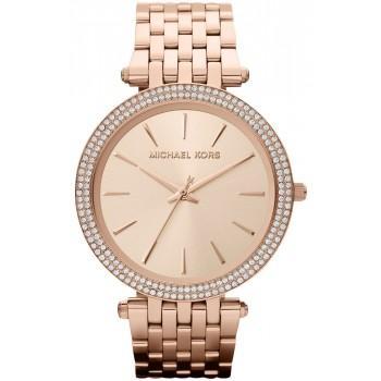 MICHAEL KORS Darci Crystals - MK3192,  Rose Gold case with Stainless Steel Bracelet