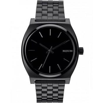 NIXON Time Teller - A045-001-00 , Black  case  with Stainless Steel Bracelet