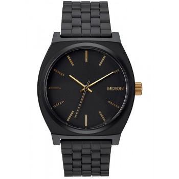 NIXON Time Teller - A045-1041-00 , Black  case  with Stainless Steel Bracelet