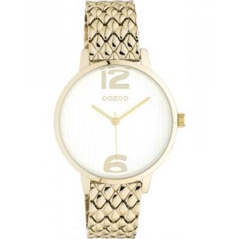 OOZOO Timepieces - C11022, Gold case with Stainless Steel Bracelet