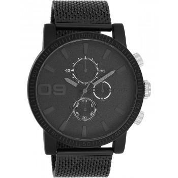 OOZOO Timepieces - C11214, Black case with Stainless Steel Bracelet