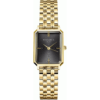 ROSEFIELD The Octagon XS - OBGSG-O61  Gold case with Stainless Steel Bracelet