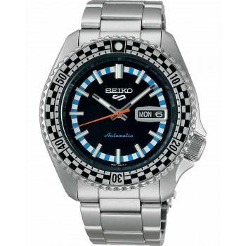 SEIKO 5 Sports Retro Color Special Edition Automatic - SRPK67K1F,  Silver case with Stainless Steel Bracelet