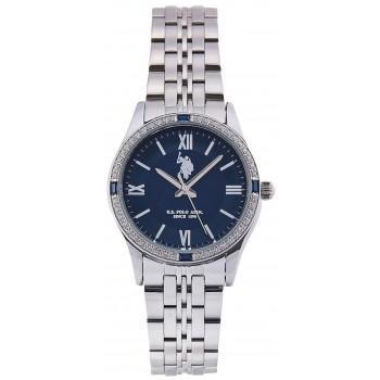 U.S. POLO Giselle - USP8321BL, Silver case with Stainless Steel Bracelet