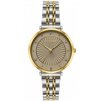 VOGUE Bliss Crystals - 815361, Gold case with Stainless Steel Bracelet