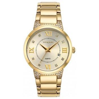 VOGUE Valerie Crystals - 614842, Gold case with Stainless Steel Bracelet