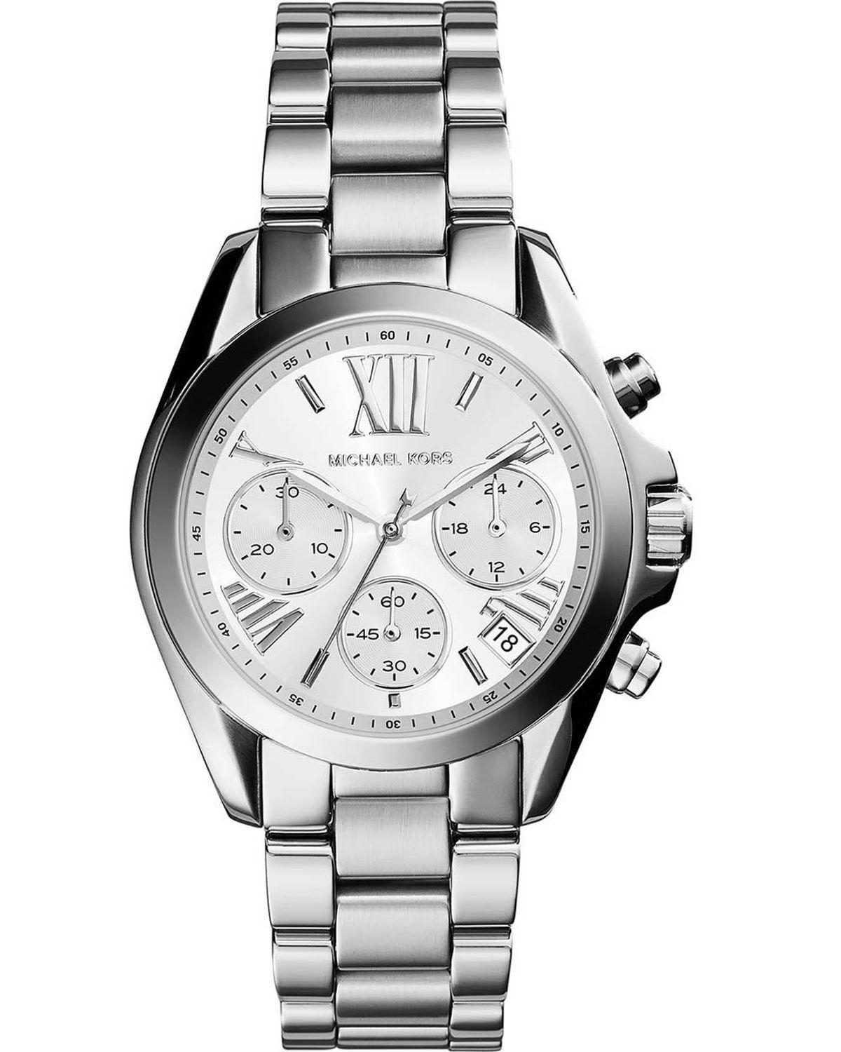 MICHAEL KORS Bradshaw Chrono – MK6174, Silver case with Stainless Steel Bracelet