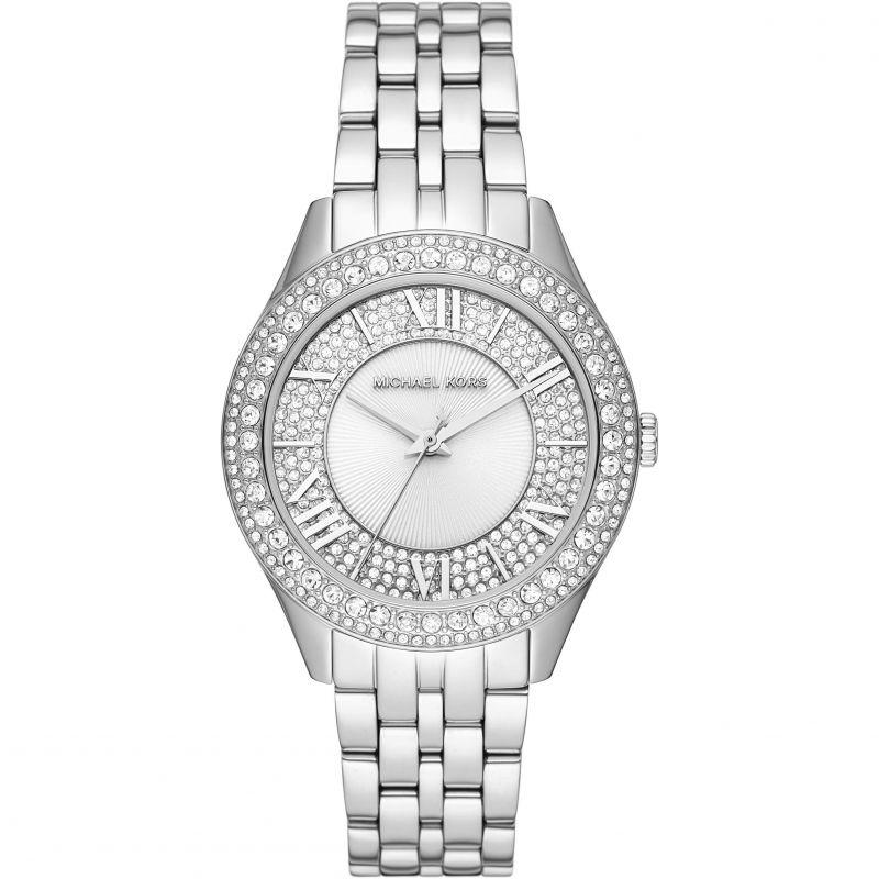 Michael KORS Harlowe Crystals Silver Stainless Steel Bracelet MK4708